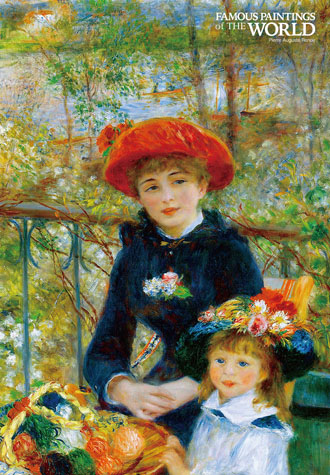 108피스 직소퍼즐 르누아르 두 자매 미니조각 명화 학산문화사*