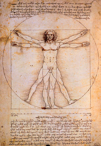 1000피스 직소퍼즐 다빈치 인체비례도 비트루비안 맨 퍼즐라이프 PL1390