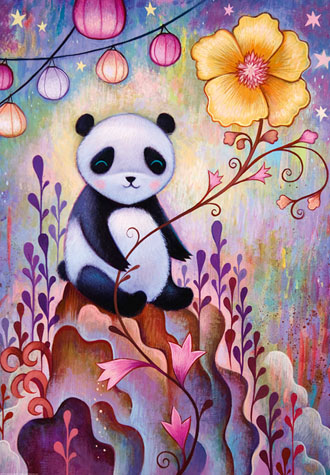 1000피스 직소퍼즐 행복한 판다 헤야 HE29803