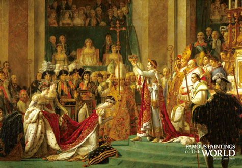 108피스 직소퍼즐 다비드 나폴레옹 1세의 대관식 미니조각 명화 학산문화사*