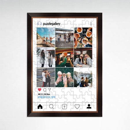 디자인사진퍼즐 SNS 포토퍼즐주문제작 액자포함