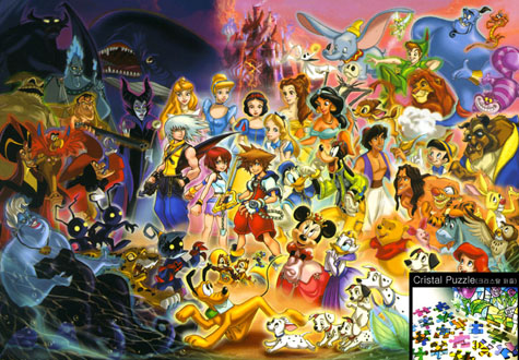 315피스 직소퍼즐 디즈니 가족 크리스탈 텐요 TY315-712 -단종-