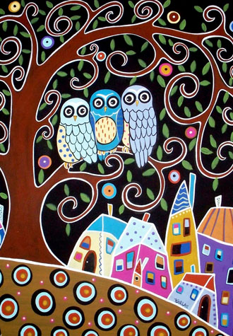 500피스 직소퍼즐 부엉이가 찾아온 마을 페레 PR3605