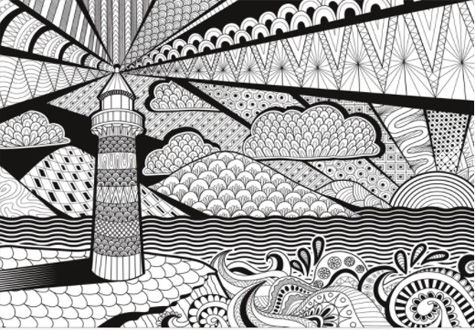 500피스 직소퍼즐 등대 3D colour therapy 클레멘토니 CL35052 -단종-