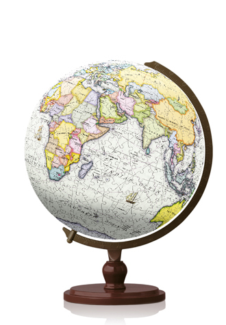 3D 플라스틱 입체퍼즐 지구본 퍼플 대사이즈 핀투 PT540-A2884