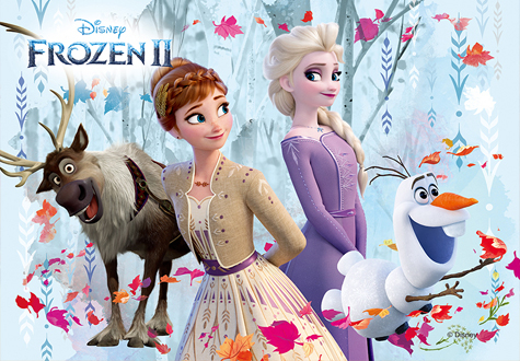 80피스 판퍼즐 디즈니 겨울왕국2 눈의 숲 퍼즐라이프 PL80-22d