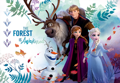 200피스 직소퍼즐 디즈니 겨울왕국2 숨겨진 세상 손잡이케이스 TPD200-009k