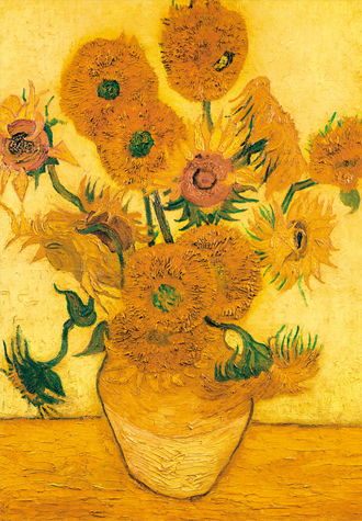 1000피스 직소퍼즐 고흐 14송이 해바라기 썬앤트리 HP1022