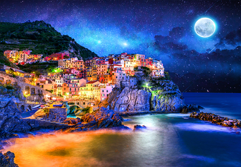 1000피스 직소퍼즐 친퀘테레의 야경 썬앤트리 HP1042