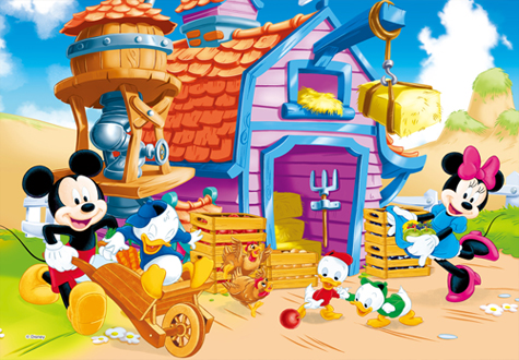 150피스 직소퍼즐 디즈니 미키마우스 농장 퍼즐라이프 PL150-11d