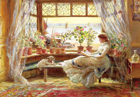 150피스 직소퍼즐 창가의 책 읽는 소녀 학산문화사 HS954322*