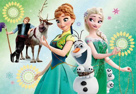 108피스 직소퍼즐 디즈니 겨울왕국 특별한 하루 텐요 TY108-781 -단종-