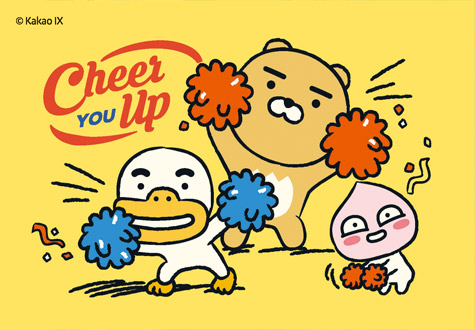 108피스 직소퍼즐 카카오프렌즈 치어 업 액자케이스 예림당 YE872262