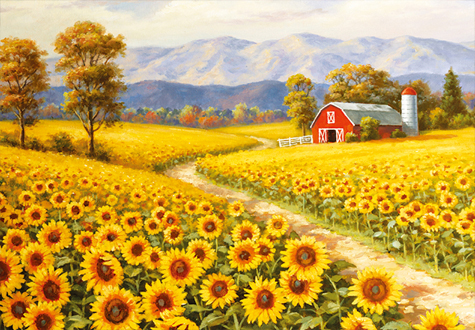 150피스 직소퍼즐 해바라기 농장 퍼즐라이프 PL150-24