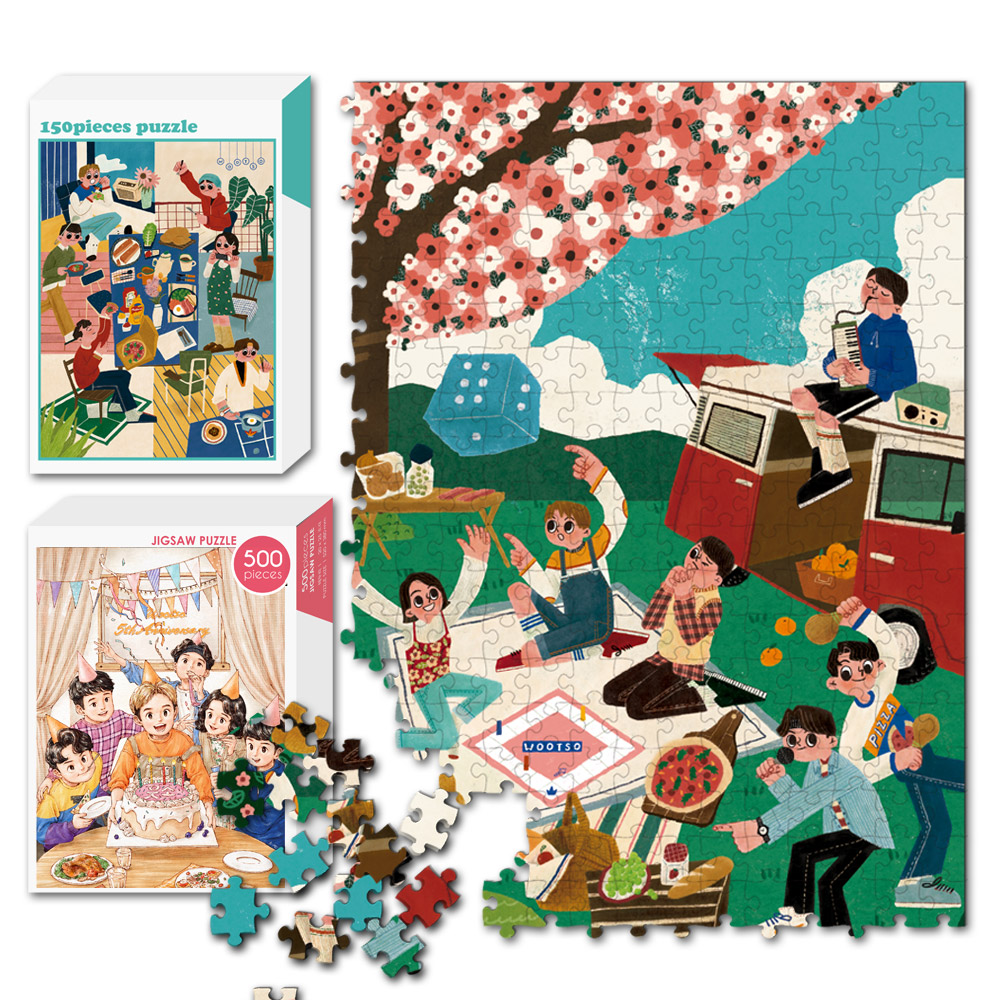 애니메이션 캐릭터 홍보판촉퍼즐제작 대량퍼즐제작