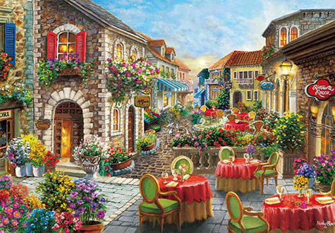 1000피스 직소퍼즐 스트릿 로맨스 애플원 AO1000-823