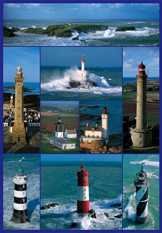 1000피스 직소퍼즐 브르타뉴 등대 라벤스브루거 RA15351