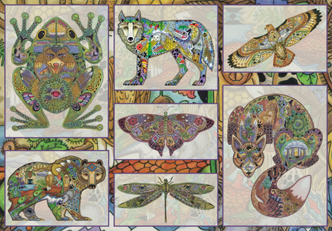 1500피스 직소퍼즐 남서부 동물 라벤스브루거 RA16232