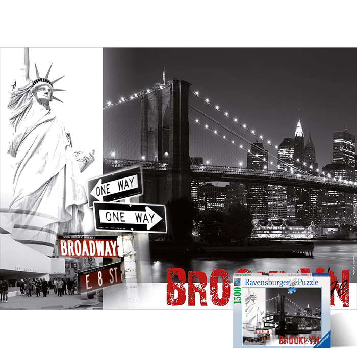 1500피스 직소퍼즐 브룩클린 브릿지와 자유의 여신상 라벤스브루거 RA16268