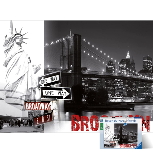 1500피스 직소퍼즐 브룩클린 브릿지와 자유의 여신상 라벤스브루거 RA16268