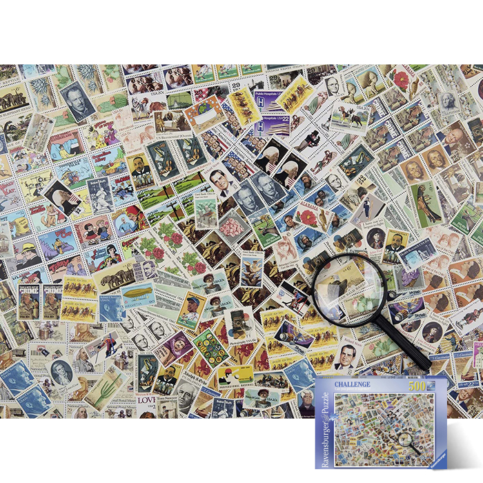 500피스 직소퍼즐 우표 챌린지 라벤스브루거 RA14805