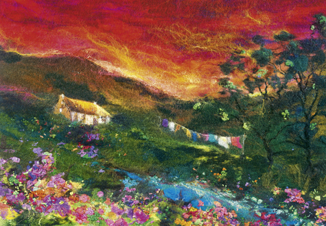 1000피스 직소퍼즐 산골마을 빨래줄 헤야 HE29916