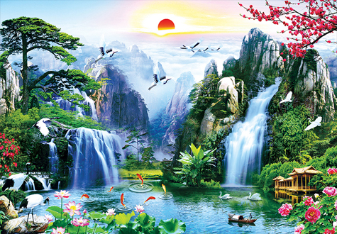 1000피스 직소퍼즐 산천초목 풍경 알록 AL3013