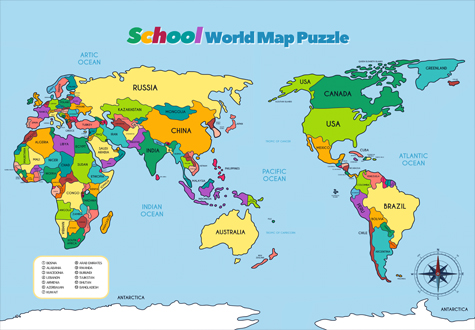 89피스 세계지도퍼즐 스쿨 월드맵 지도모양 퍼즐갤러리
