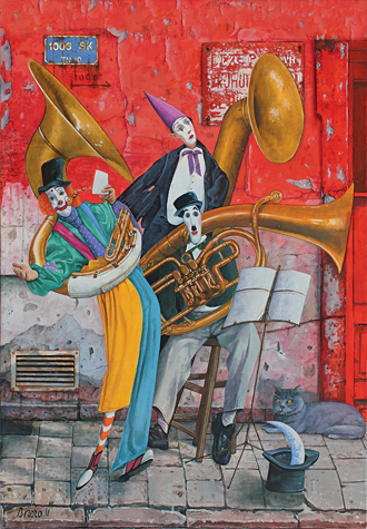 1000피스 직소퍼즐 스트릿 뮤지션 아트퍼즐 ART4378