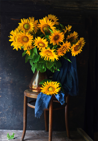 1000피스 직소퍼즐 해바라기 화병 퍼즐갤러리 PG1015