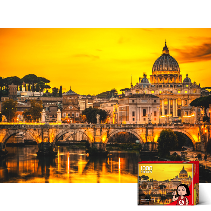 1000피스 직소퍼즐 이탈리아 바티칸 베드로 대성당 퍼즐갤러리 PG1020