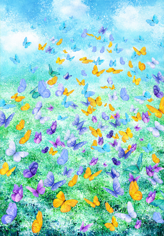 1000피스 직소퍼즐 마타탄 나비, 그곳에 가면 퍼즐갤러리 PG1026