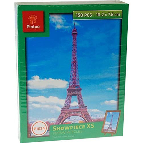 150피스 플라스틱 직소퍼즐 에펠탑 + 이젤 초미니조각 핀투 -단종-