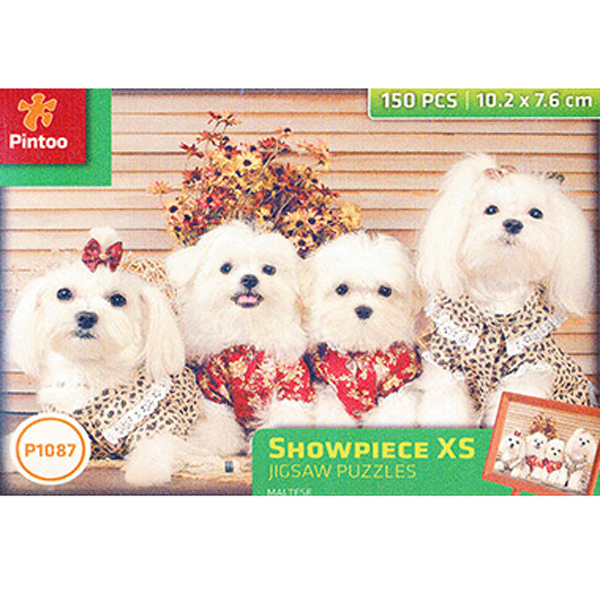 150피스 플라스틱 직소퍼즐 가족사진 + 이젤 초미니조각 핀투 -단종-