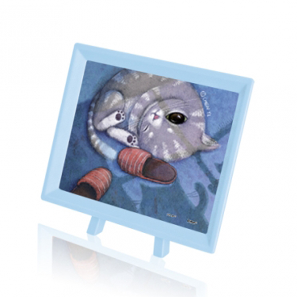 150피스 플라스틱 직소퍼즐 잠꾸러기 아기고양이 + 이젤 초미니조각 핀투 -단종-