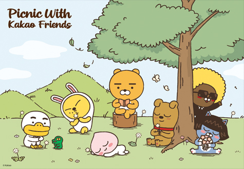 500피스 직소퍼즐 카카오프렌즈 피크닉 예림당 YE872927