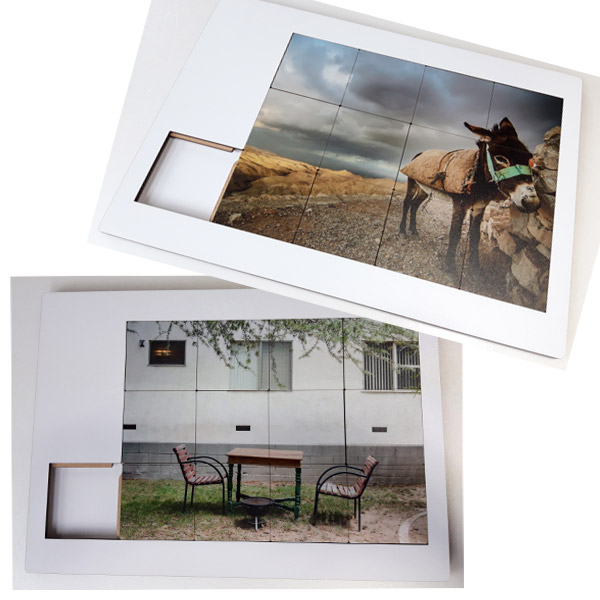 주문제작 목재 슬라이딩 퍼즐 기업 홍보