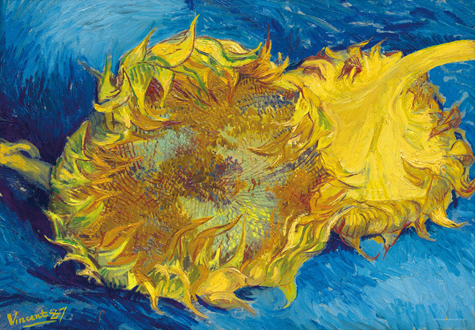 1014피스 직소퍼즐 고흐 명화 두송이 해바라기 학산문화사 HS783969