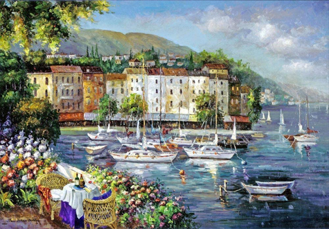 500피스 직소퍼즐 사랑의 항구 도시 풍경 캐스토랜드 LD53414