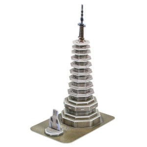 3D입체퍼즐 월정사 팔각구층석탑 문화재 우드락모형 크래커플러스