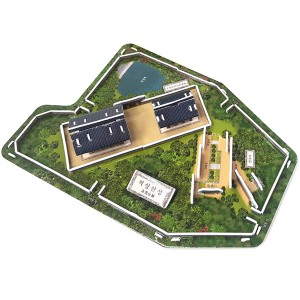 3D입체퍼즐 적상산성 문화재 우드락모형 크래커플러스