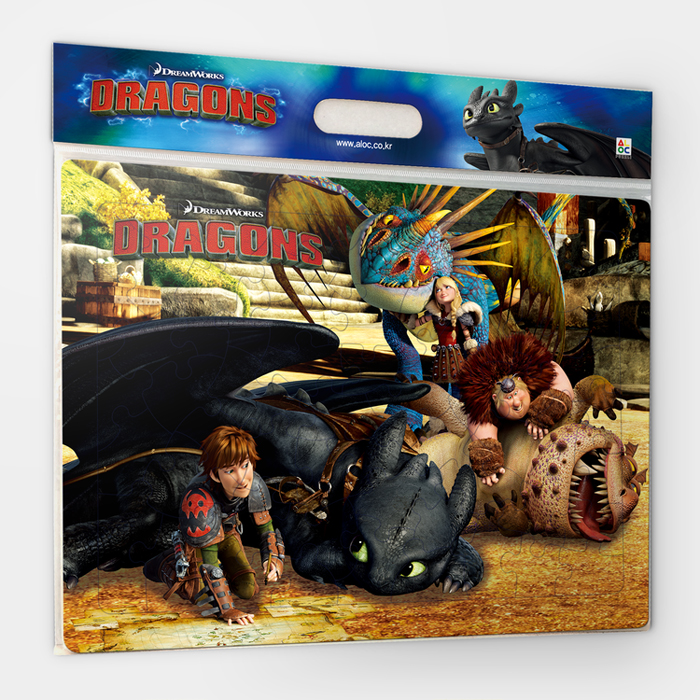 80피스 판퍼즐 드래곤 길들이기 교감 알록 AL80-130