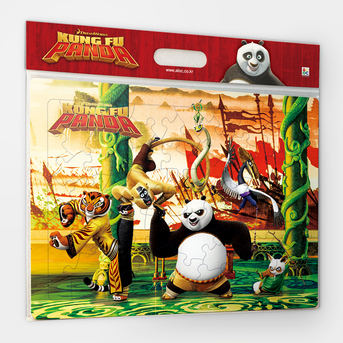 80피스 판퍼즐 쿵푸팬더 훈련 알록 AL80-120