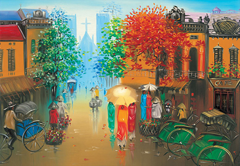 1000피스 직소퍼즐 베트남 거리 풍경 비엔 BN10-074