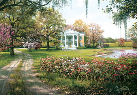 1000피스 직소퍼즐 호수와 정원 퍼즐라이프 PL1421