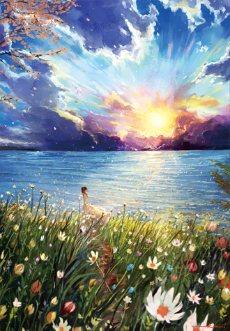 1000피스 직소퍼즐 현현 바다에 피어난 꽃 퍼즐갤러리 PG1030