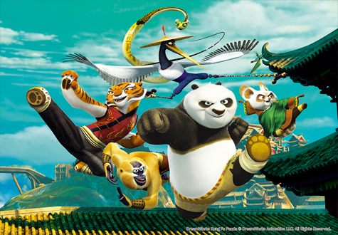 300피스 직소퍼즐 쿵푸팬더 친구들 큰조각 알록 AL5206