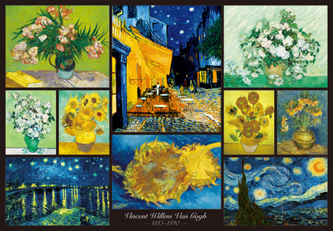 1014피스 직소퍼즐 빈센트 반고흐 컬렉션 학산문화사 HS786373*