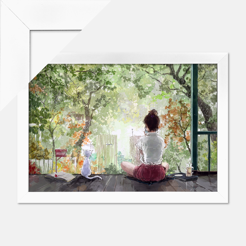 1000피스 직소퍼즐 현현-COLOR + 우드화이트 액자세트 PG1027S