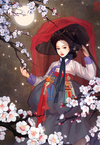 2000피스 직소퍼즐 우나영 월하미인 퍼즐라이프 PL2118